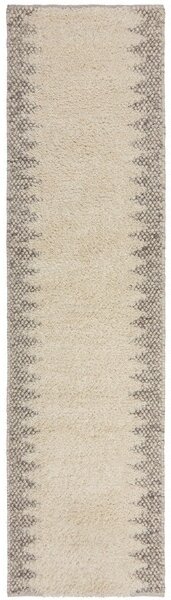 Χαλί Διαδρόμου Minerals Border Μαύρο 60X230 cm, Flair Rugs