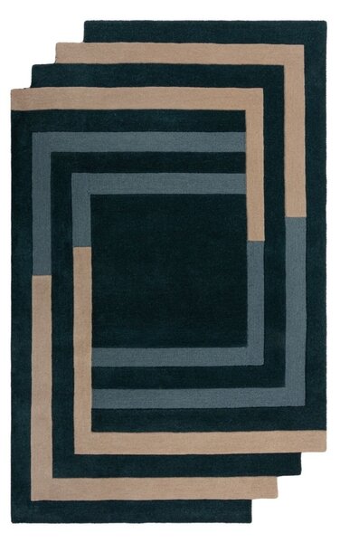 Χαλί Abstract Labyrinth Πράσινο 150X240 cm, Flair Rugs
