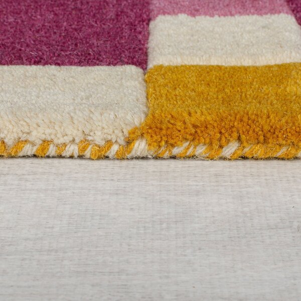 Χαλί Διαδρόμου Lois Scallop Kai Wool Πράσινο 60X230 cm, Flair Rugs