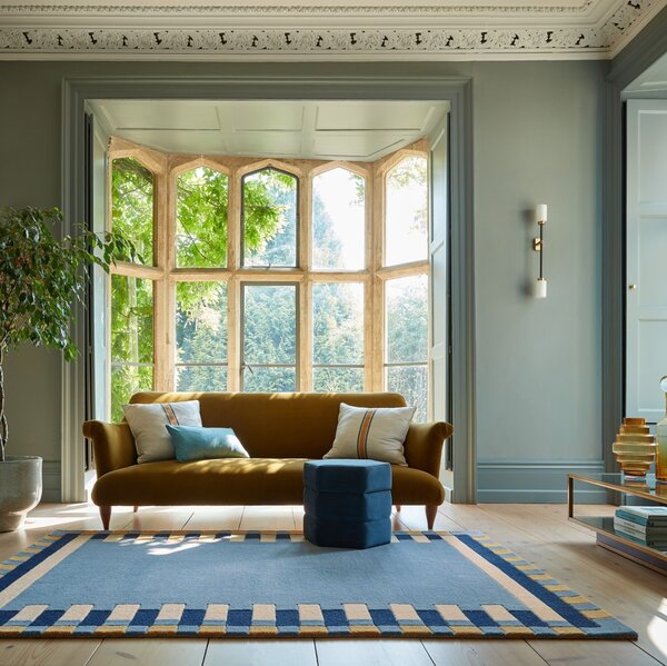 Χαλί Lois Scallop Kai Wool Μπλε 120X170 cm, Flair Rugs