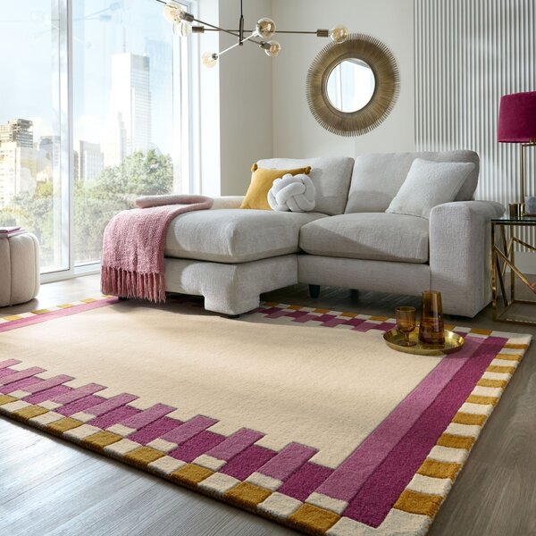 Χαλί Lois Scallop Kai Wool Πράσινο 120X170 cm, Flair Rugs