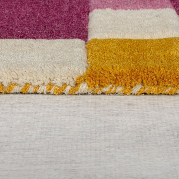 Χαλί Lois Scallop Kai Wool Πράσινο 120X170 cm, Flair Rugs