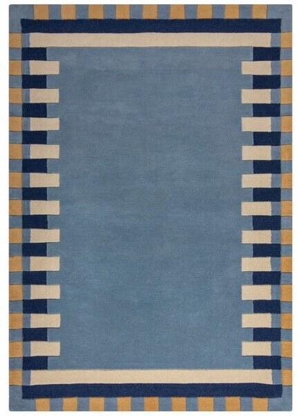 Χαλί Lois Scallop Kai Wool Μπλε 120X170 cm, Flair Rugs