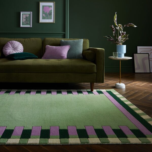 Χαλί Lois Scallop Kai Wool Ροζ 160X230 cm, Flair Rugs