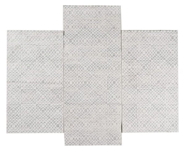 Χαλιά Κρεβατοκάμαρας (Σετ 3τμχ) Polcarpet Vera 265 Ivory/Grey