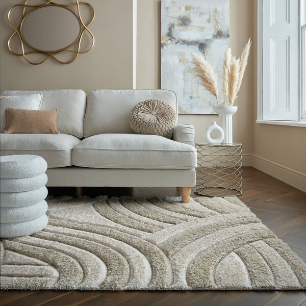 Χαλί Velvet Carved Natural 80x150 cm, Flair Rugs