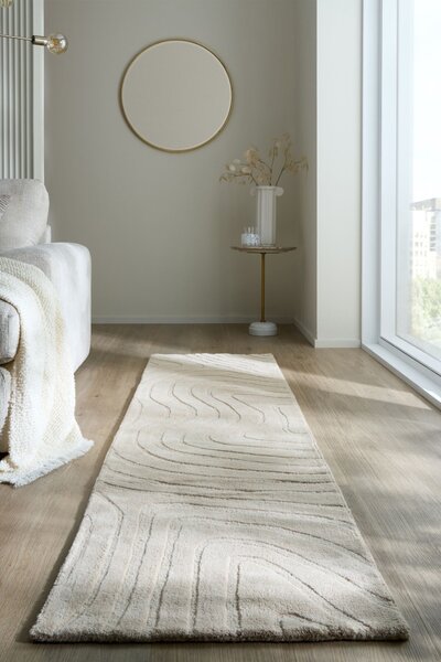 Χαλί Διαδρόμου Mesmerise Μπεζ 60x230 cm, Flair Rugs