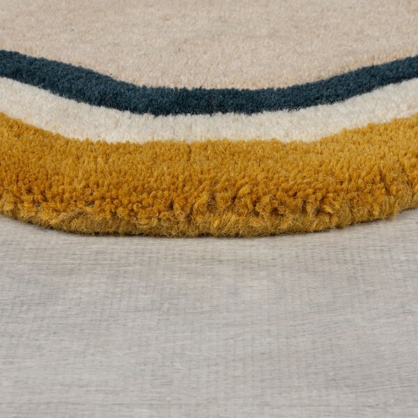 Χαλί Wool Scallop Κρεμ 120x170 cm, Flair Rugs