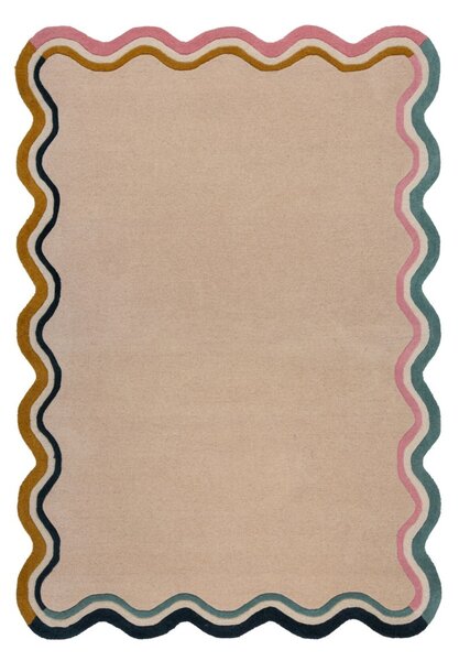 Χαλί Wool Scallop Κρεμ 120x170 cm, Flair Rugs
