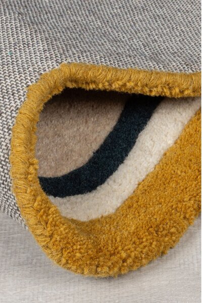 Χαλί Wool Scallop Κρεμ 120x170 cm, Flair Rugs