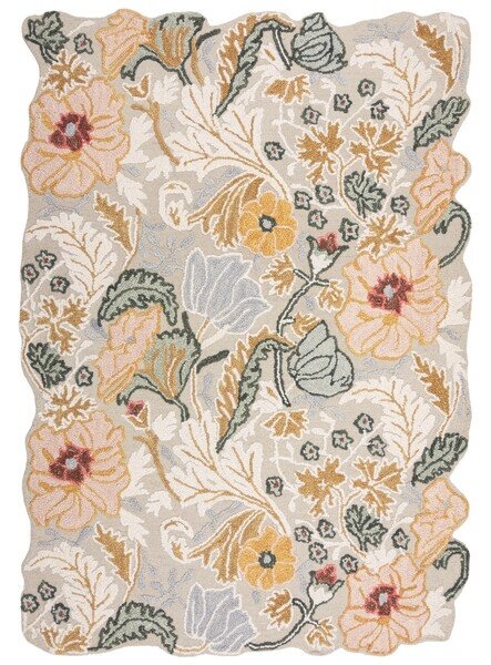 Χαλί Daphne Shaped Floral Ροζ 120x170 cm, Flair Rugs