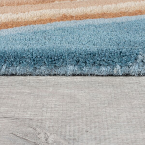 Χαλί Abstract Flow Μπλε 120x170 cm, Flair Rugs