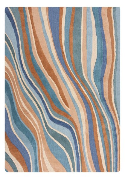 Χαλί Abstract Flow Μπλε 120x170 cm, Flair Rugs