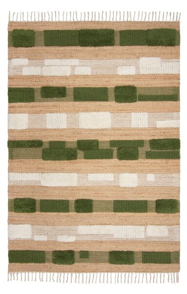 Χαλί Medina Blocks Πράσινο 120x170 cm, Flair Rugs