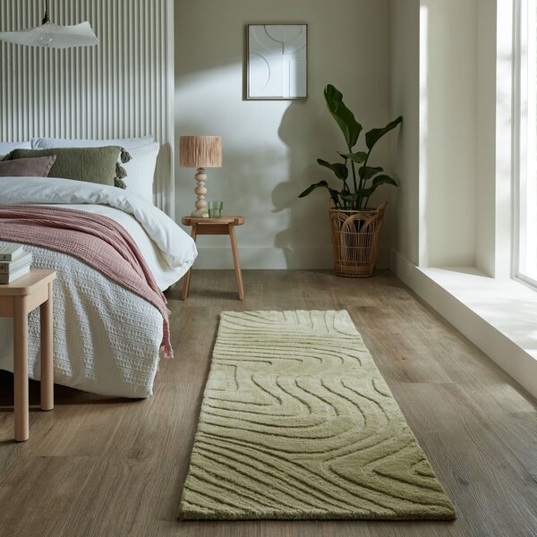 Χαλί Διαδρόμου Mesmerise Πράσινο 60x230 cm, Flair Rugs