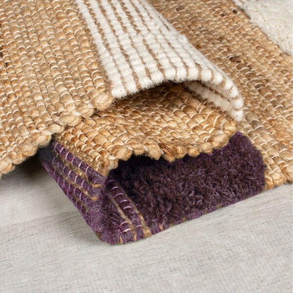 Χαλί Medina Blocks Μωβ 120x170 cm, Flair Rugs