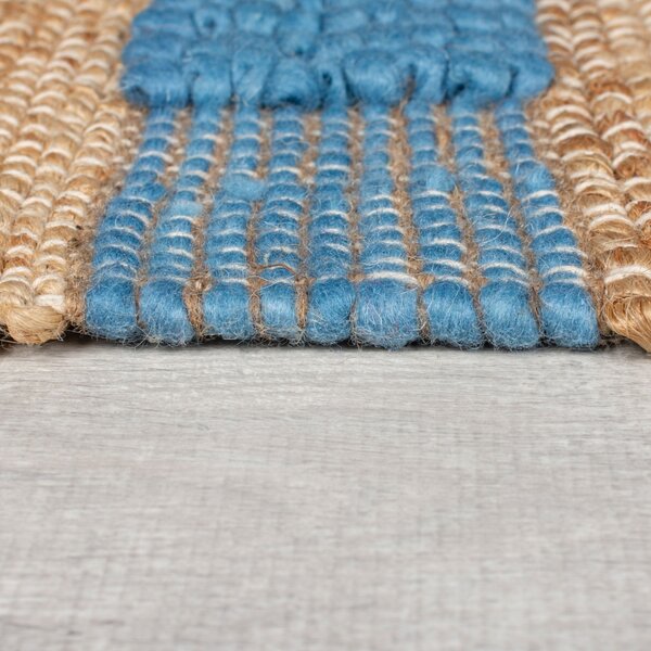 Χαλί Medina Jute Μπλε 120x170 cm, Flair Rugs