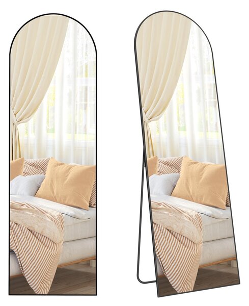 Επιδαπέδιος καθρέφτης Μαύρο Songmics 160x50x1.3 cm