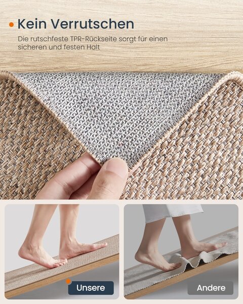 Χαλί Songmics Καφέ 80x150 cm