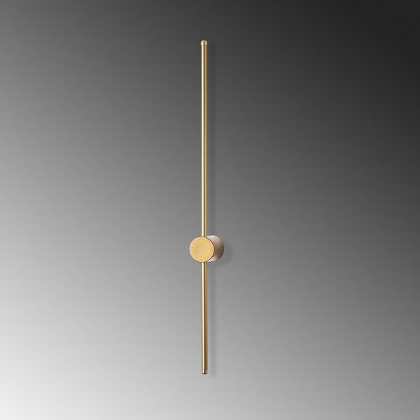 Φωτιστικό Τοίχου Sword, Χρυσό, 91x10x7 cm
