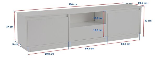 Έπιπλο TV Vanguard Μπεζ