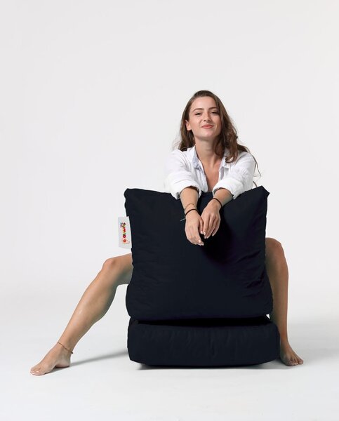 Πουφ beanbag κήπου Siesta Μαύρο