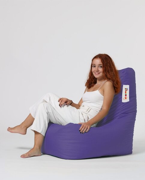 Πουφ beanbag κήπου Diamond Μωβ