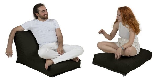 Πουφ beanbag κήπου Siesta Μαύρο
