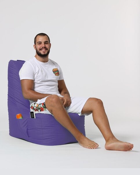 Πουφ beanbag κήπου Diamond Μωβ