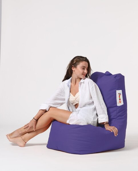 Πουφ beanbag κήπου Diamond Μωβ