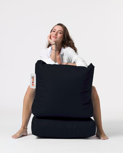 Πουφ beanbag κήπου Siesta Μαύρο