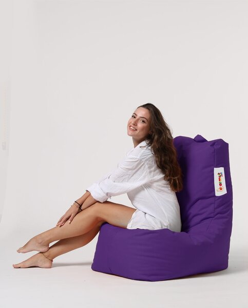 Πουφ beanbag κήπου Diamond Μωβ