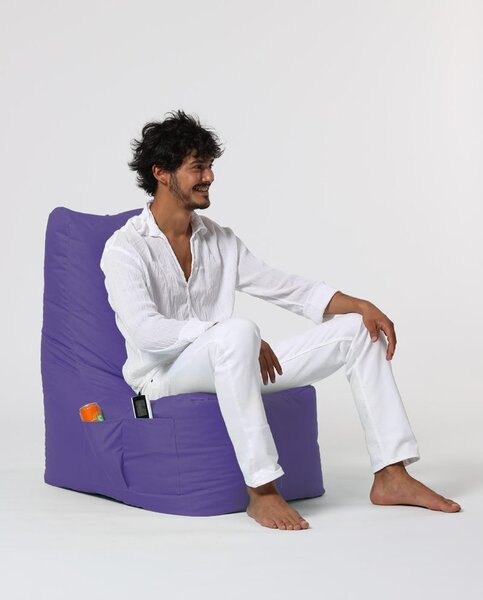 Πουφ beanbag κήπου Diamond Μωβ