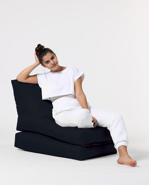 Πουφ beanbag κήπου Siesta Μαύρο