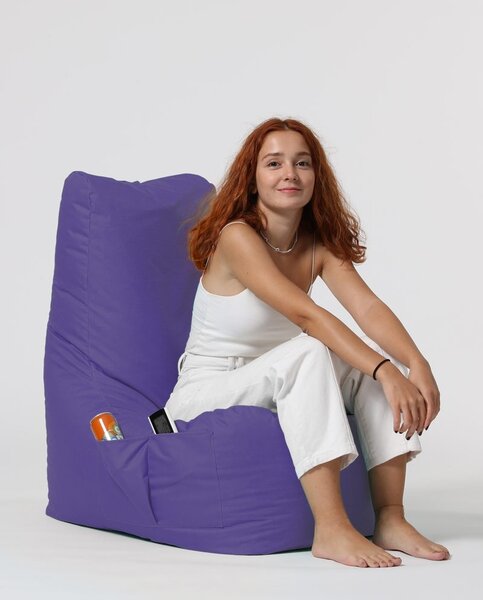 Πουφ beanbag κήπου Diamond Μωβ