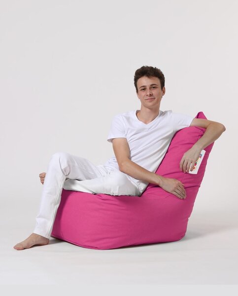 Πουφ beanbag κήπου Diamond Ροζ