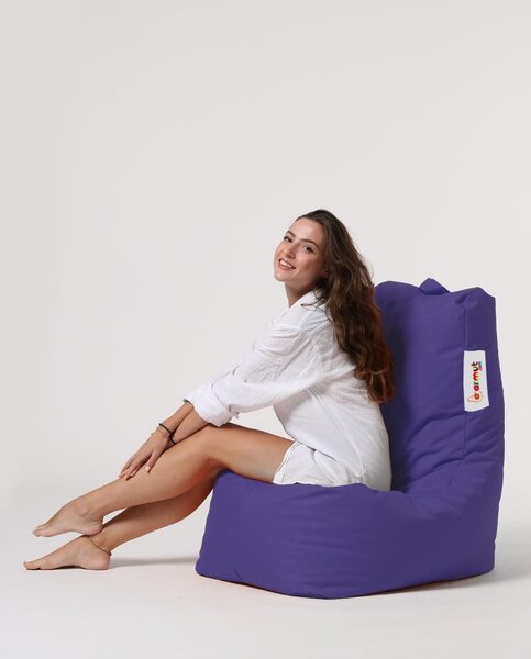 Πουφ beanbag κήπου Diamond Μωβ