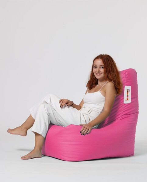 Πουφ beanbag κήπου Diamond Ροζ