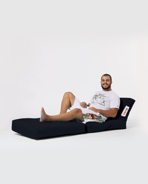 Πουφ beanbag κήπου Siesta Μαύρο