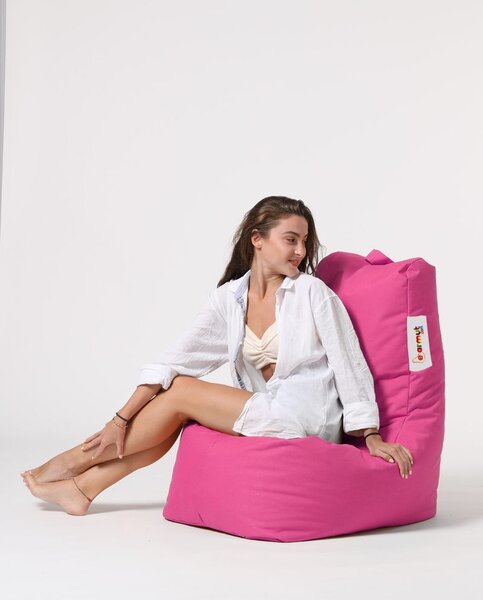 Πουφ beanbag κήπου Diamond Ροζ