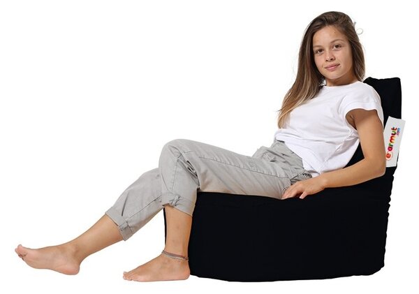 Πουφ beanbag κήπου Baton Μαύρο