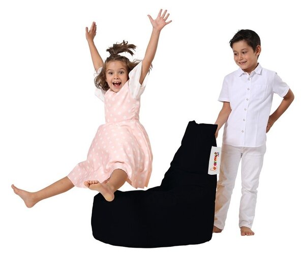 Πουφ beanbag κήπου Baton Μαύρο
