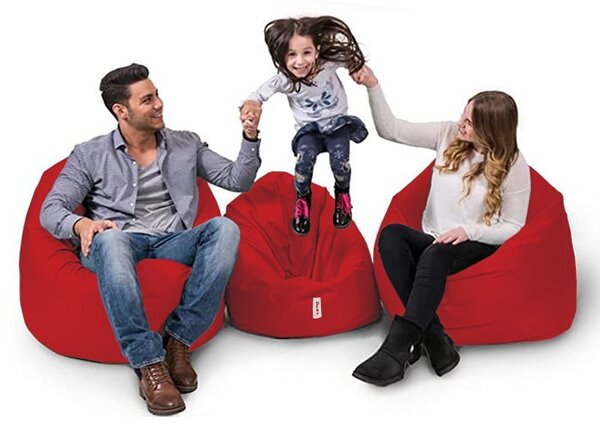 Πουφ beanbag κήπου Iyzi Κόκκινο