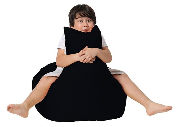 Πουφ beanbag κήπου Baton Μαύρο
