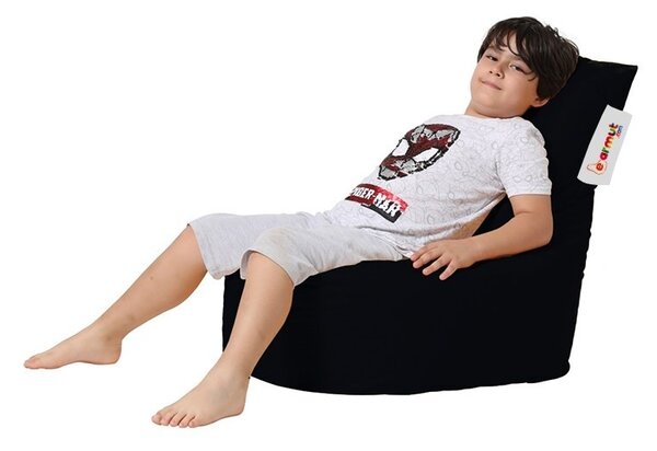 Πουφ beanbag κήπου Baton Μαύρο