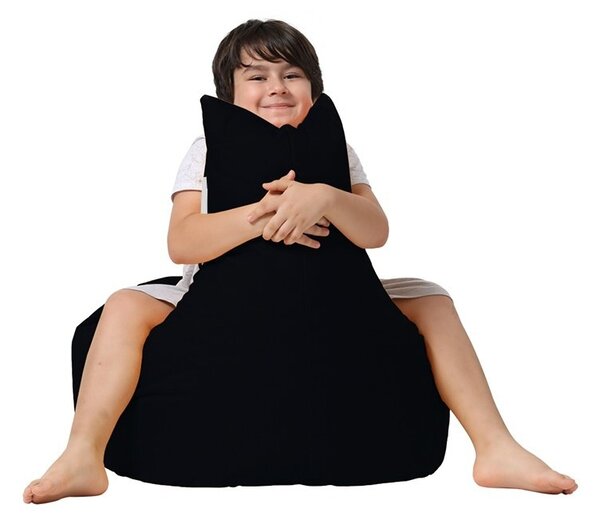 Πουφ beanbag κήπου Baton Μαύρο