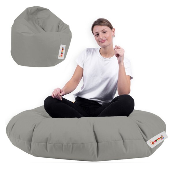 Πουφ beanbag κήπου Iyzi Γκρι