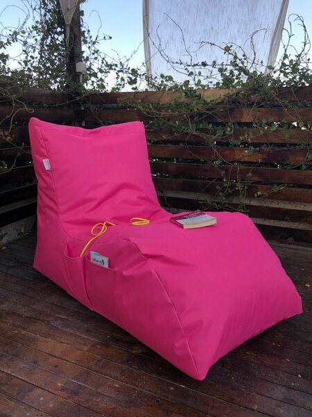 Πολυθρόνα Κήπου puf beanbag Daybed Ροζ