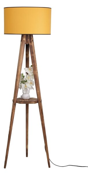 Φωτιστικό Δαπέδου Sehbali Καφέ 45x45x153 cm