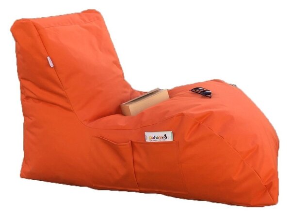 Πολυθρόνα Κήπου puf beanbag Daybed Πορτοκαλί